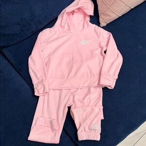 Nike Light Pink Hoodie and Joggers Set
